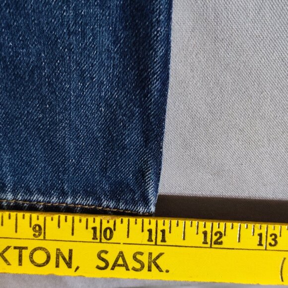 Signature by Levi Strauss jeans men's size W44/L32 denim blue colour bootcut - Picture 15 of 15